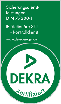 DEKRA-zertifiziert: Sicherungsdienstleistungen DIN 77200-1